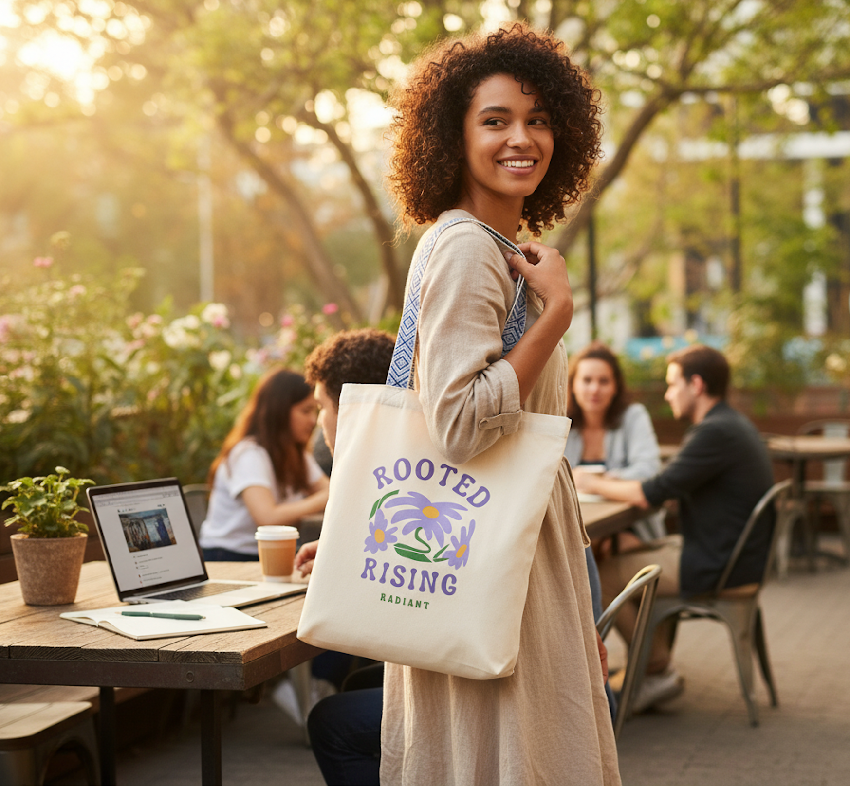 Tote durable en matières recyclées | ROOTED