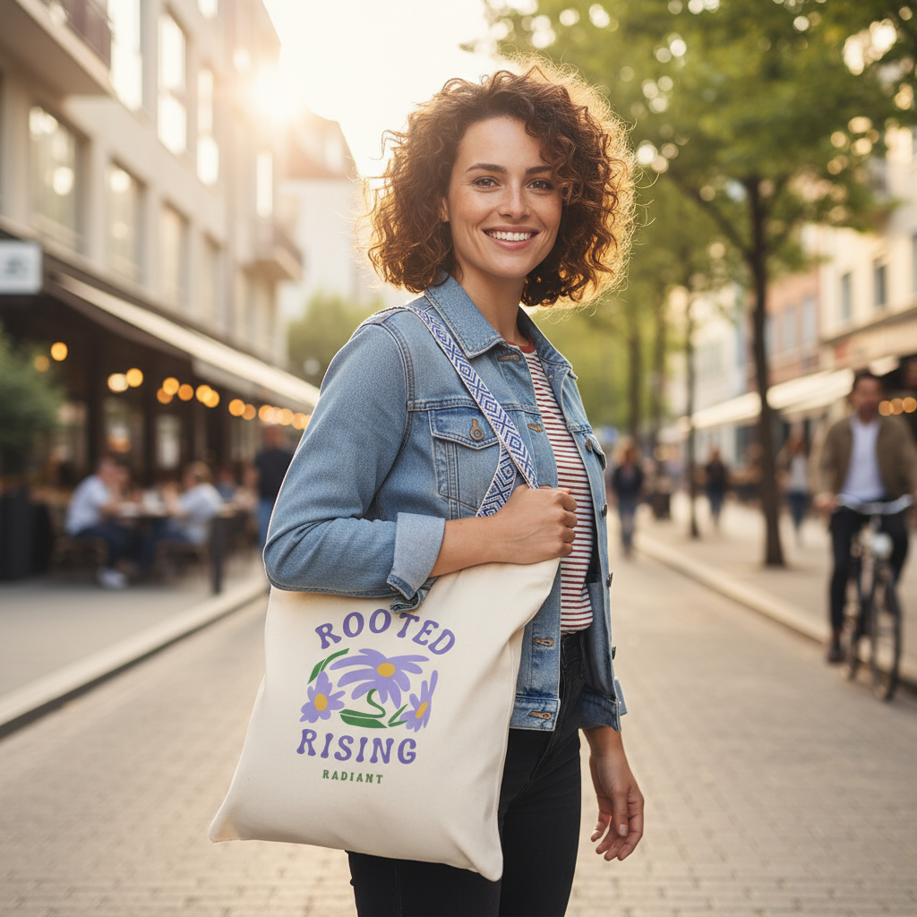 Tote durable en matières recyclées | ROOTED
