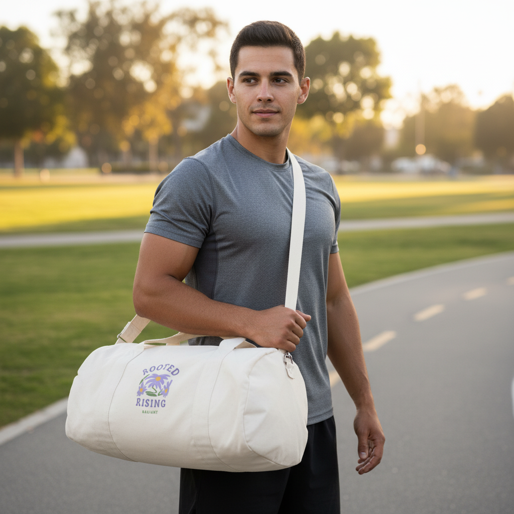 Sac de sport ou voyage | ROOTED | 100% Coton Bio