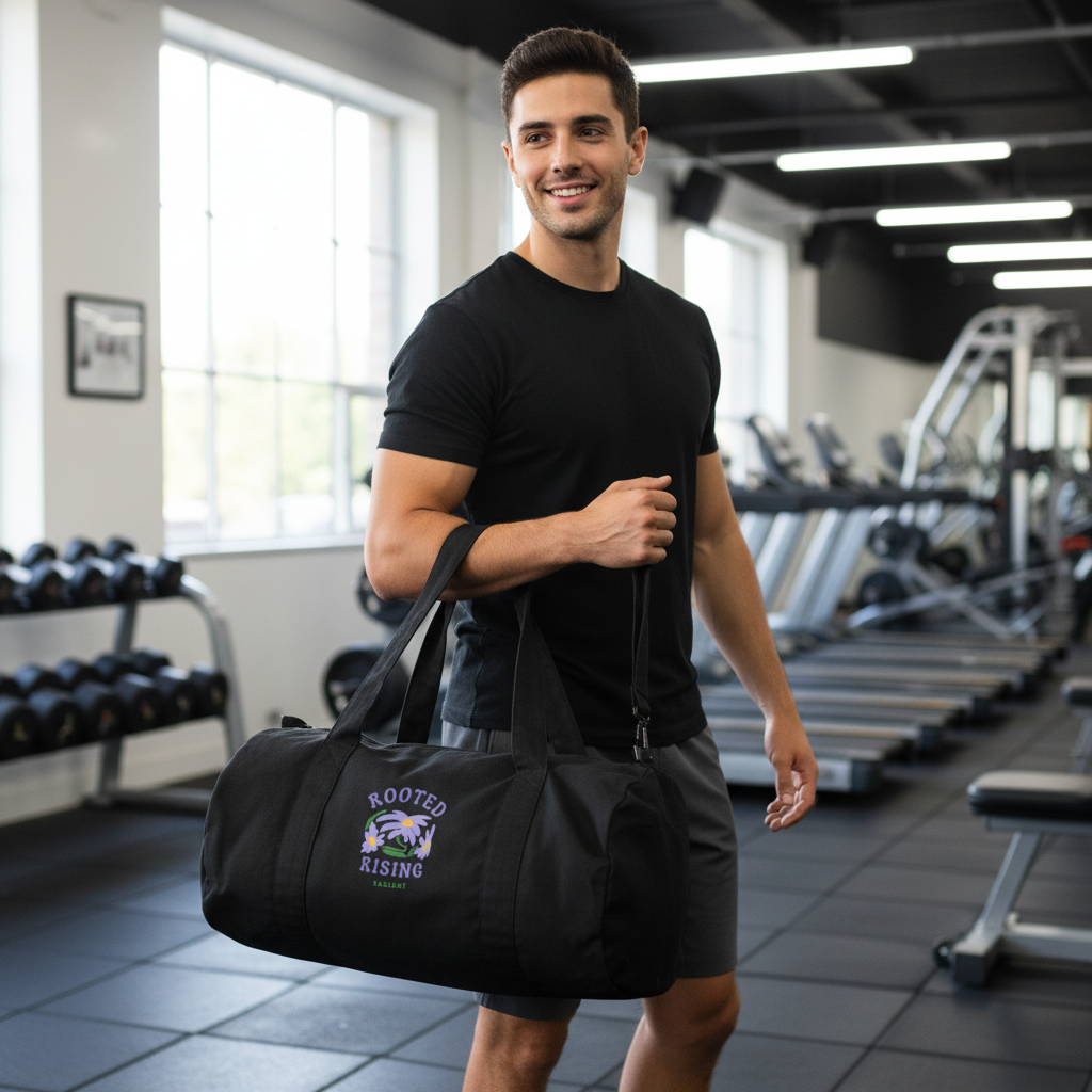 Sac de sport ou voyage | ROOTED | 100% Coton Bio