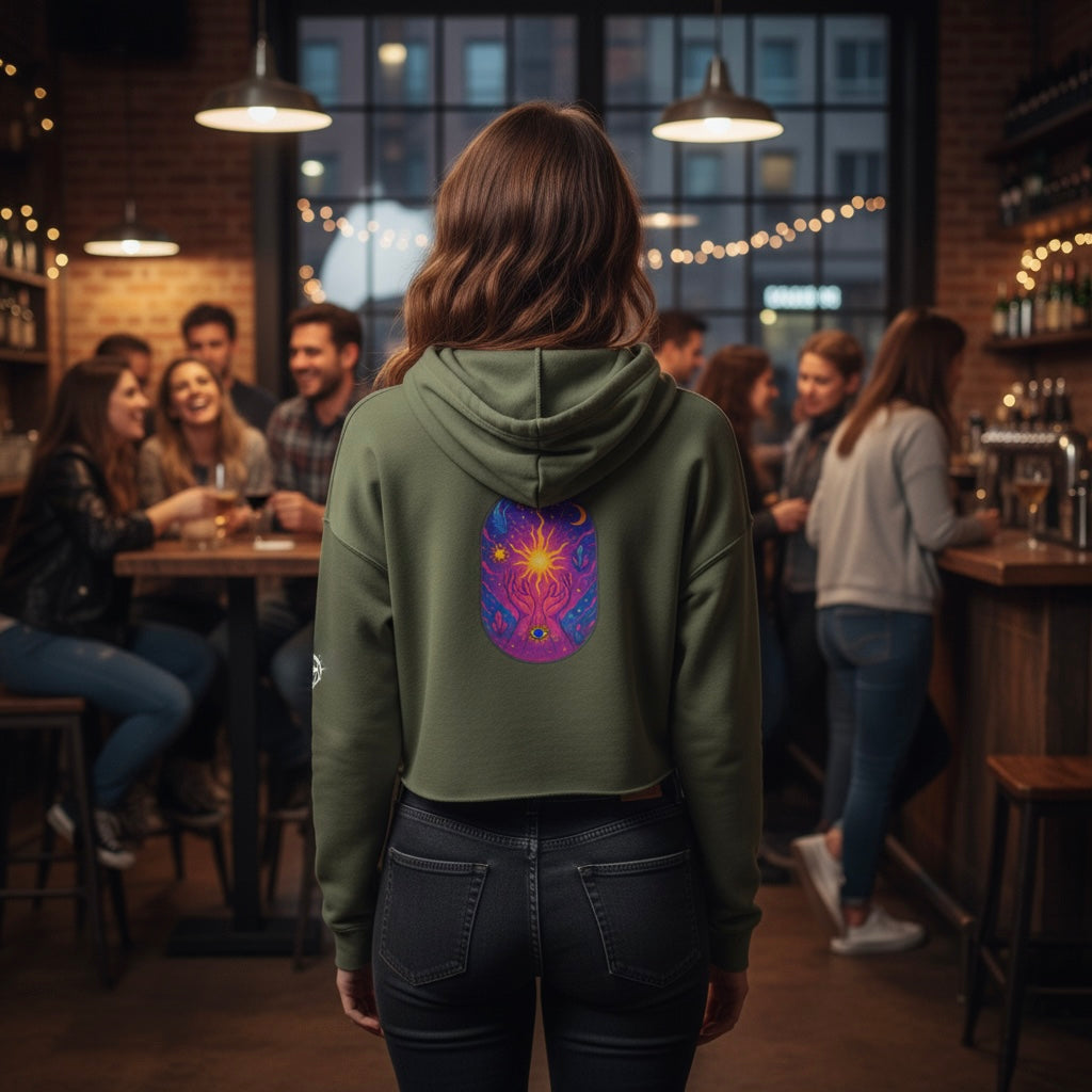 Crop Hoodie | INTUITION | Un souffle de style et d’instinct