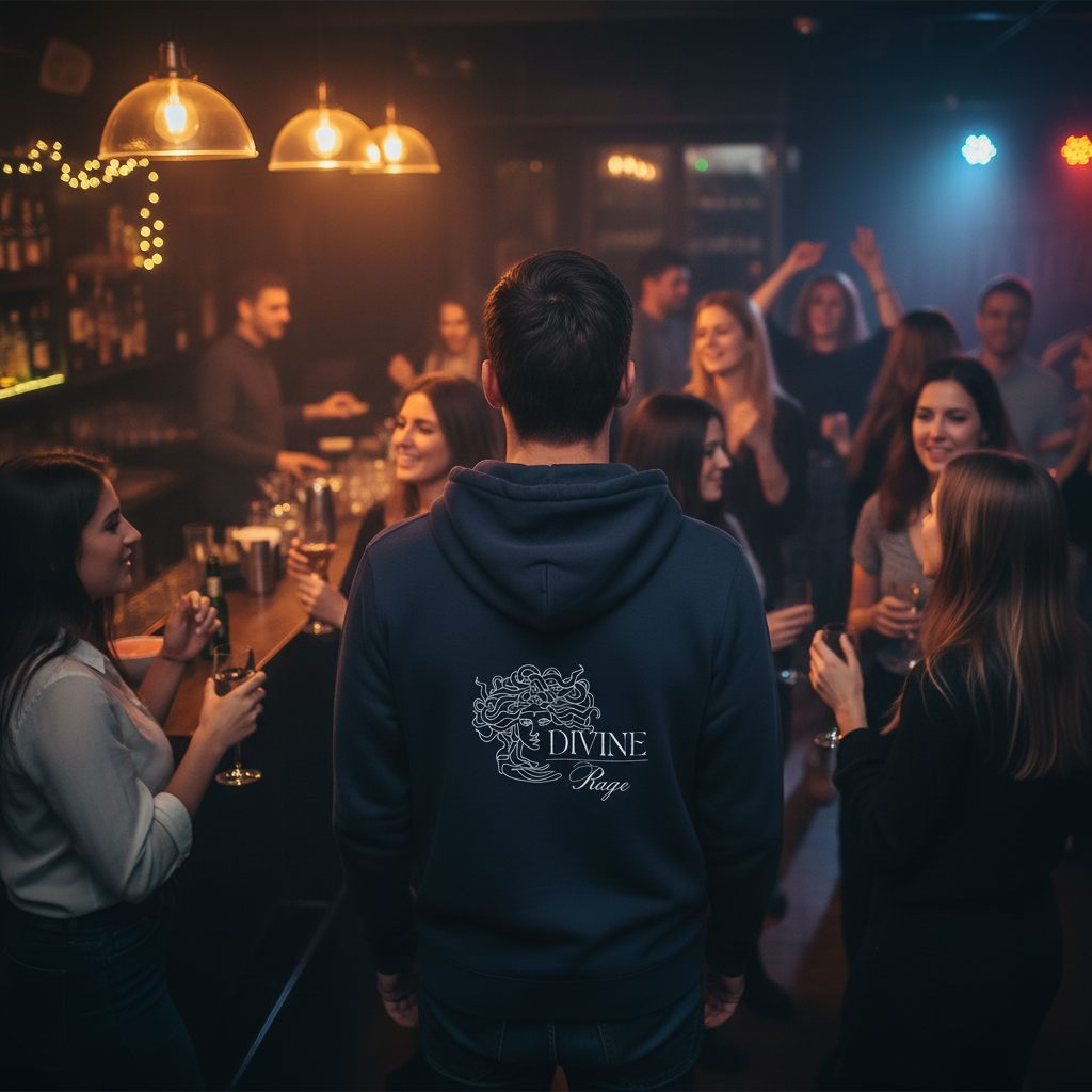 Hoodie Divine Rage | MEDUSA | Unisexe