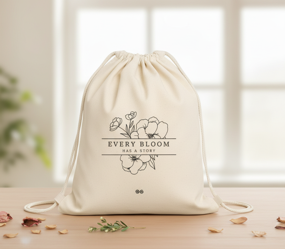 Sac à dos à cordelettes | BLOOM | Coton recyclé